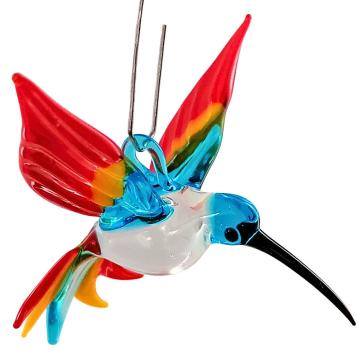 Hängevogel - Kolibri/klein (hellblau-gelb-rot)